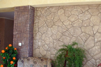Стены из натурального камня - изображение